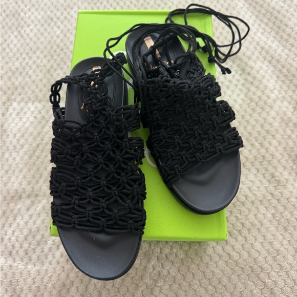 Sam Edelman Nicolette Macrame Sandals - Picture 1 of 4